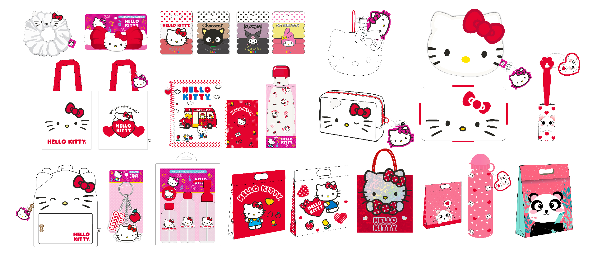 Hello Kitty — prancha de estampas