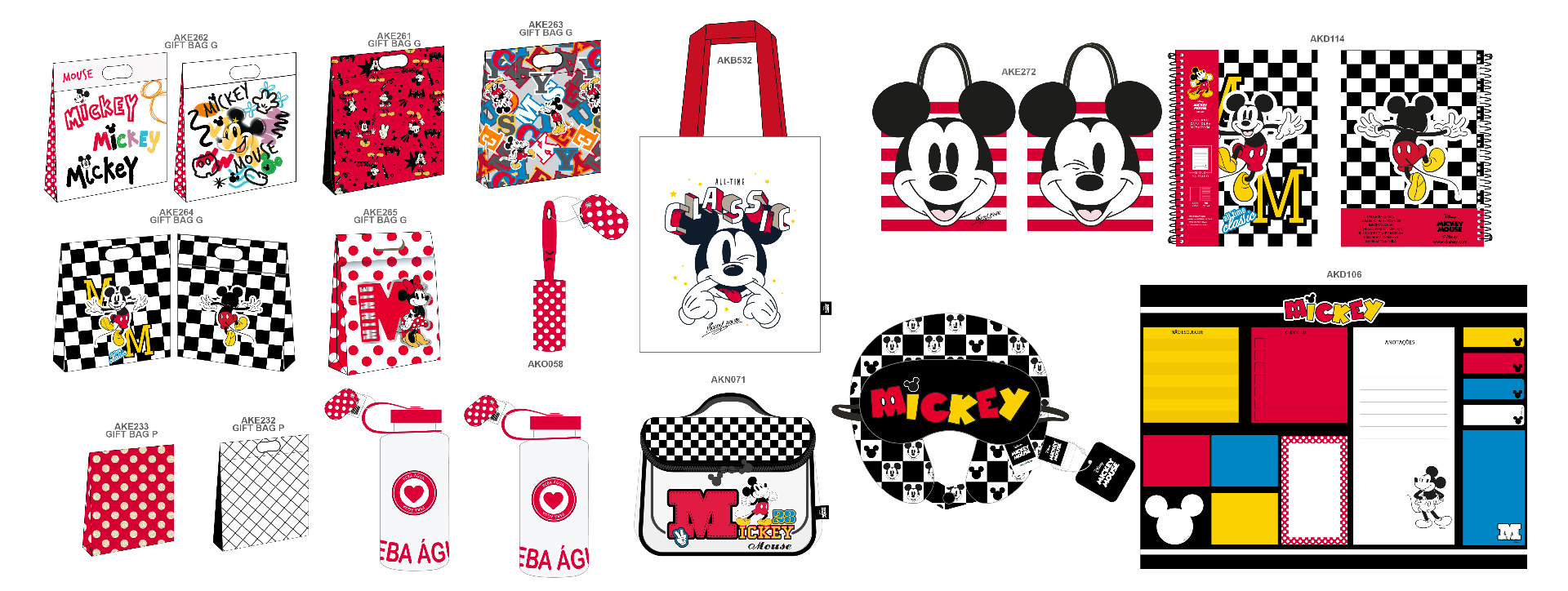 Mickey — prancha de estampas